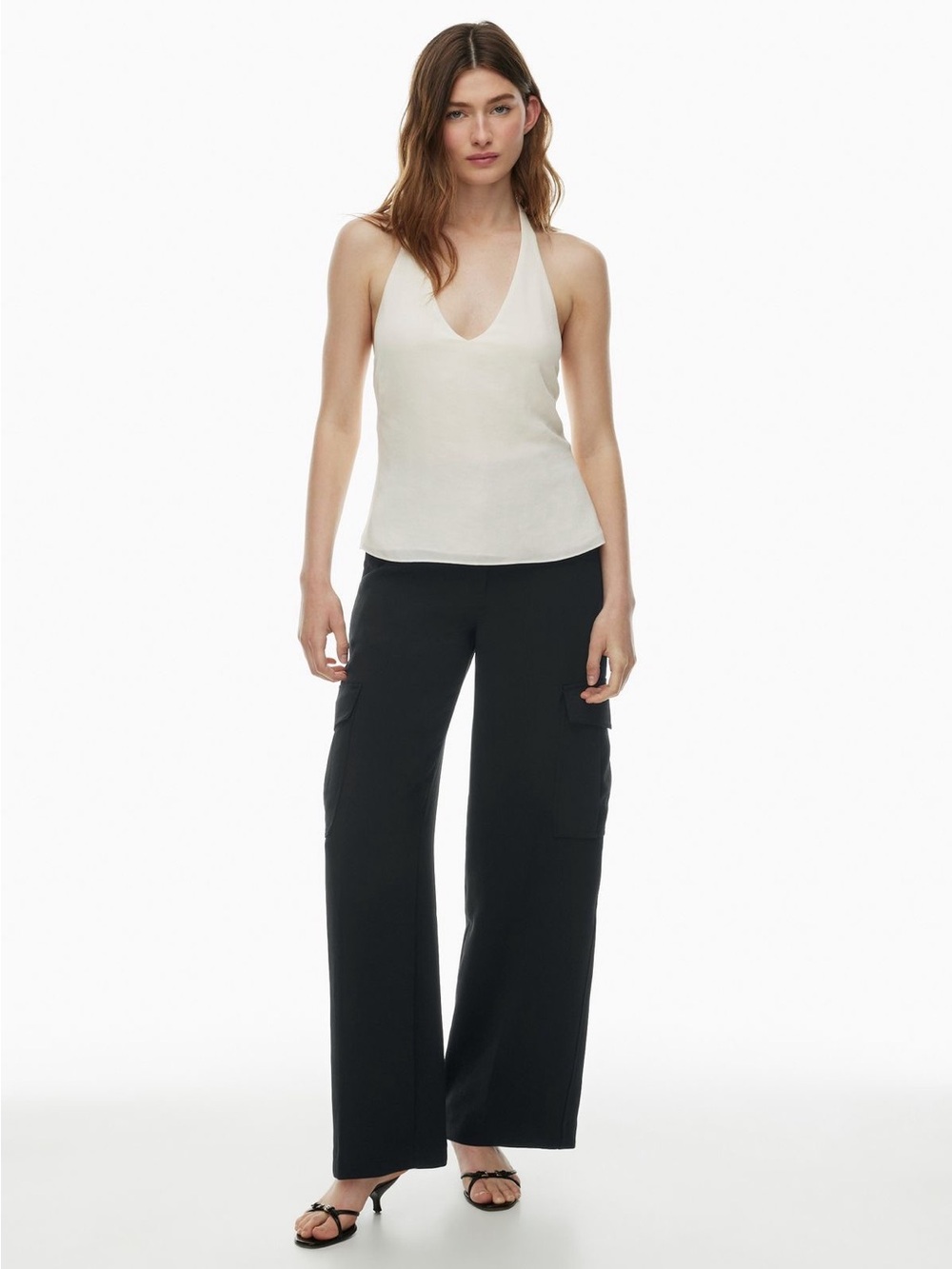 🆕 Wilfred | New Bridger Wide-leg Japanese crepe Cargo Pants